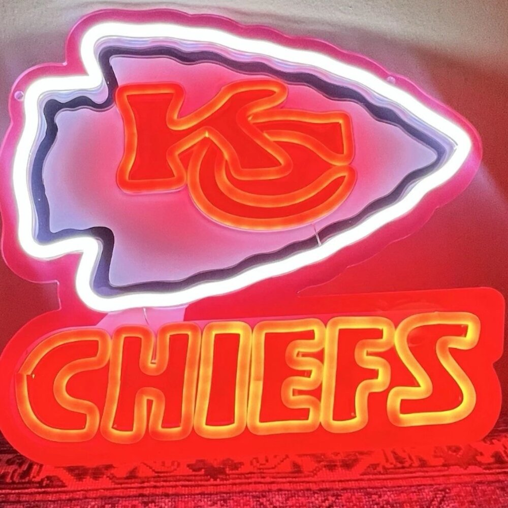 KANSAS CITY CHIEFS NEON LED SIGN